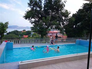 100mm 150mm makapal Luxury swimming pool acrylic plexi glass glass para sa Large Pools